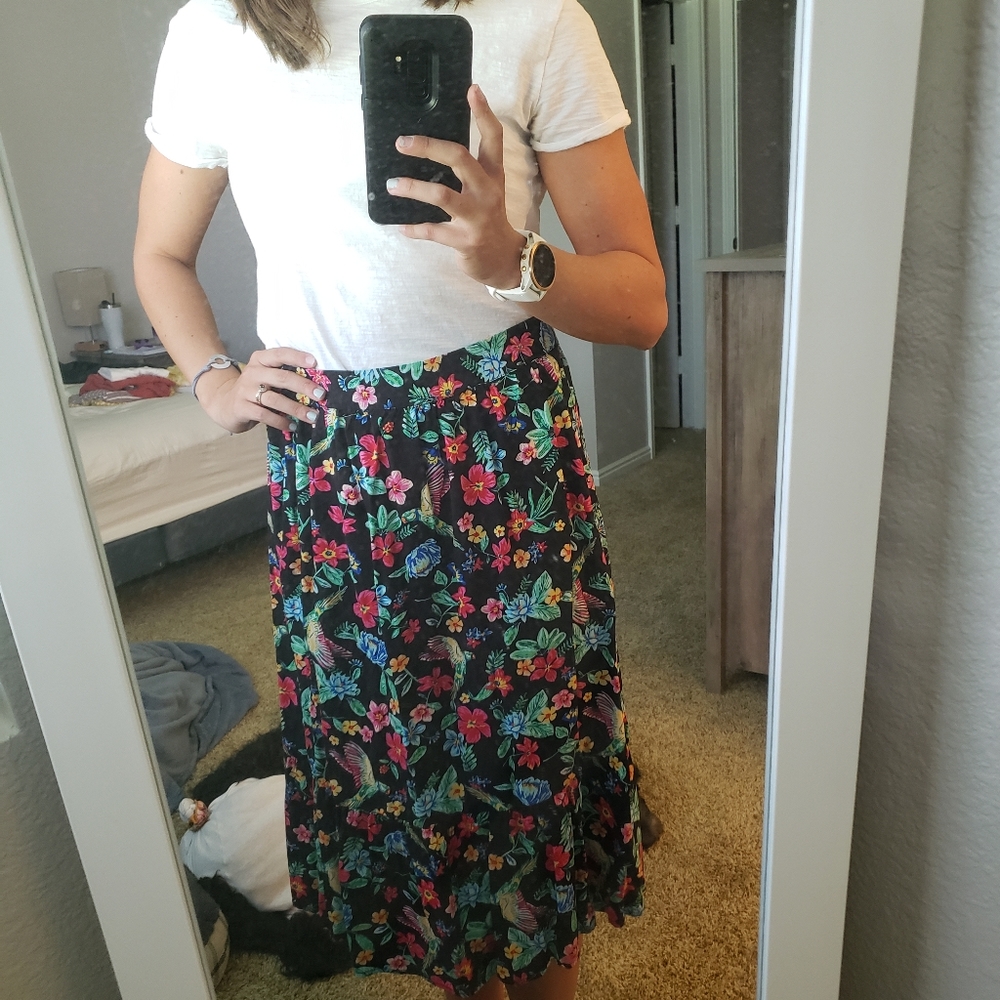 ☆summery old navy midi skirt☆